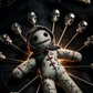 SKULL VOODOO PIN x1 Does not come with the doll .