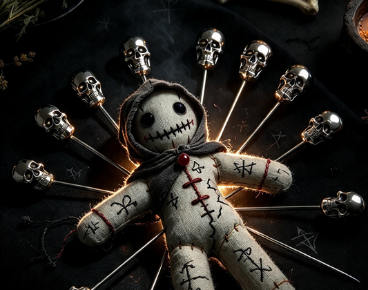 SKULL VOODOO PIN x1 Does not come with the doll .