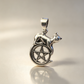 925 Sterling Silver Pendant...Cat & Pentagram 3.1cm by 1.8cm.