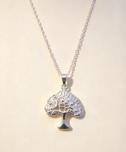 STAINLESS STEEL TREE NECKLACE