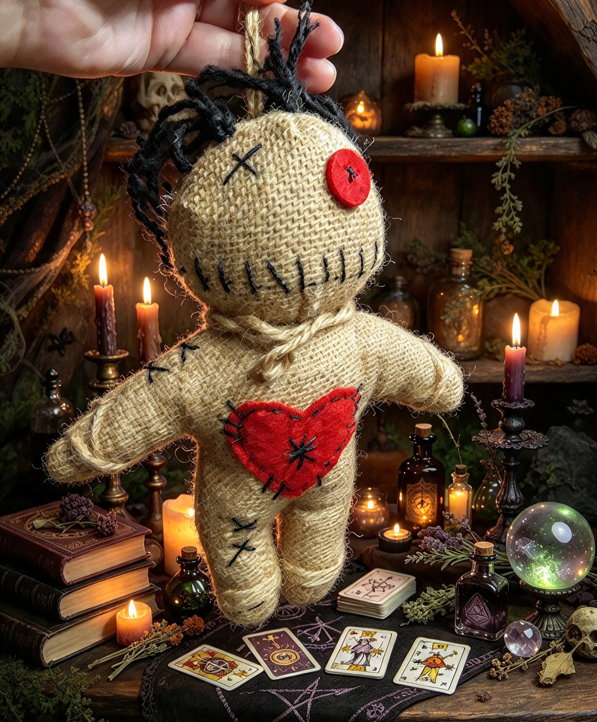 Hang up voodoo,poppet, doll large size