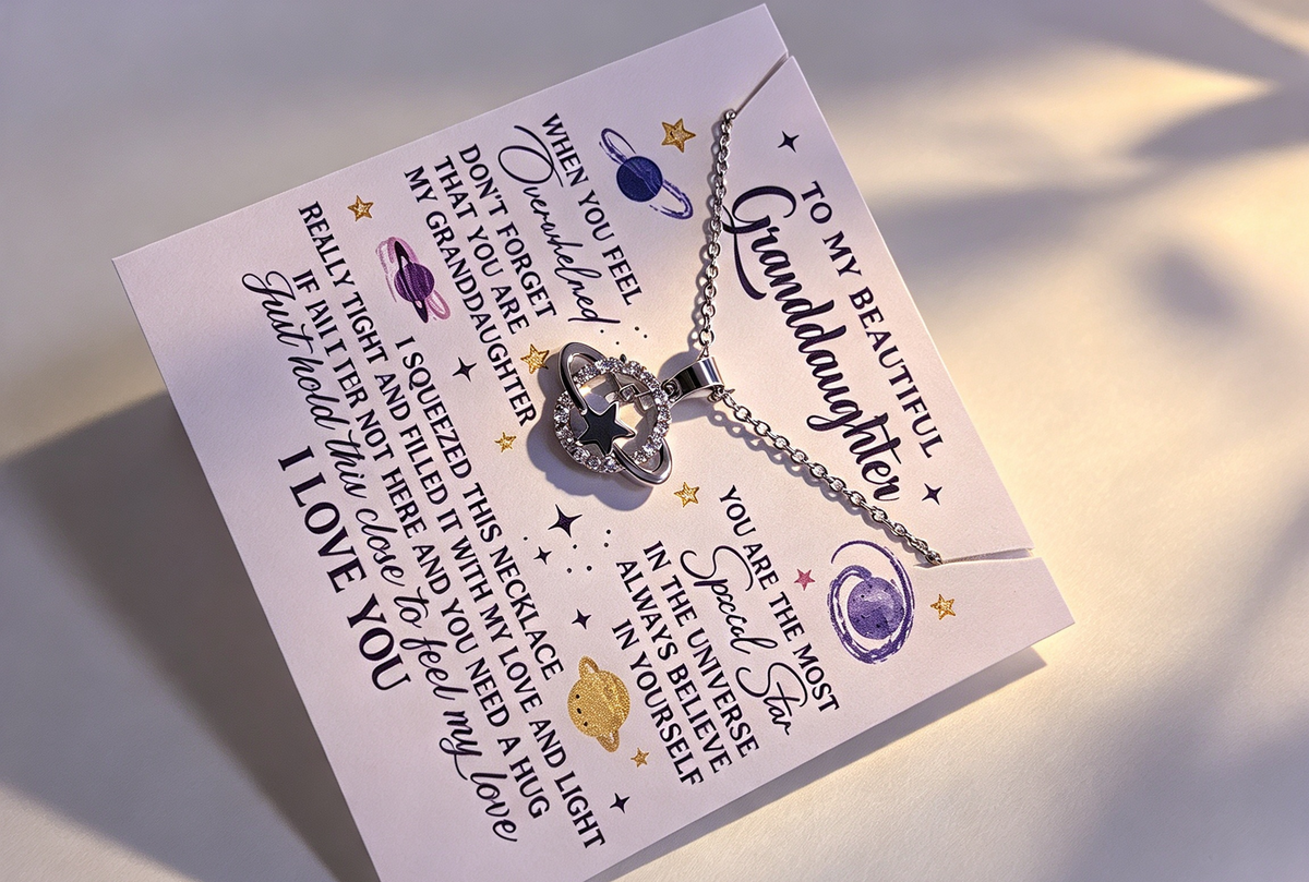 Granddaughter gift necklace sale item
