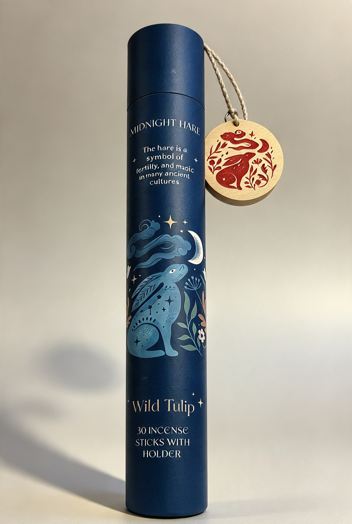 Tube of incense Has been on display