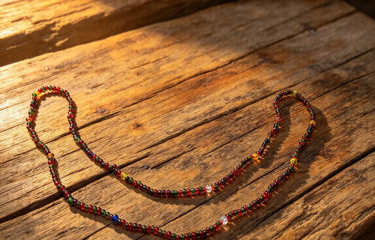 Handmade 🖤 Viking apron string beads