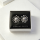 925 sterling Silver daisy stud earrings