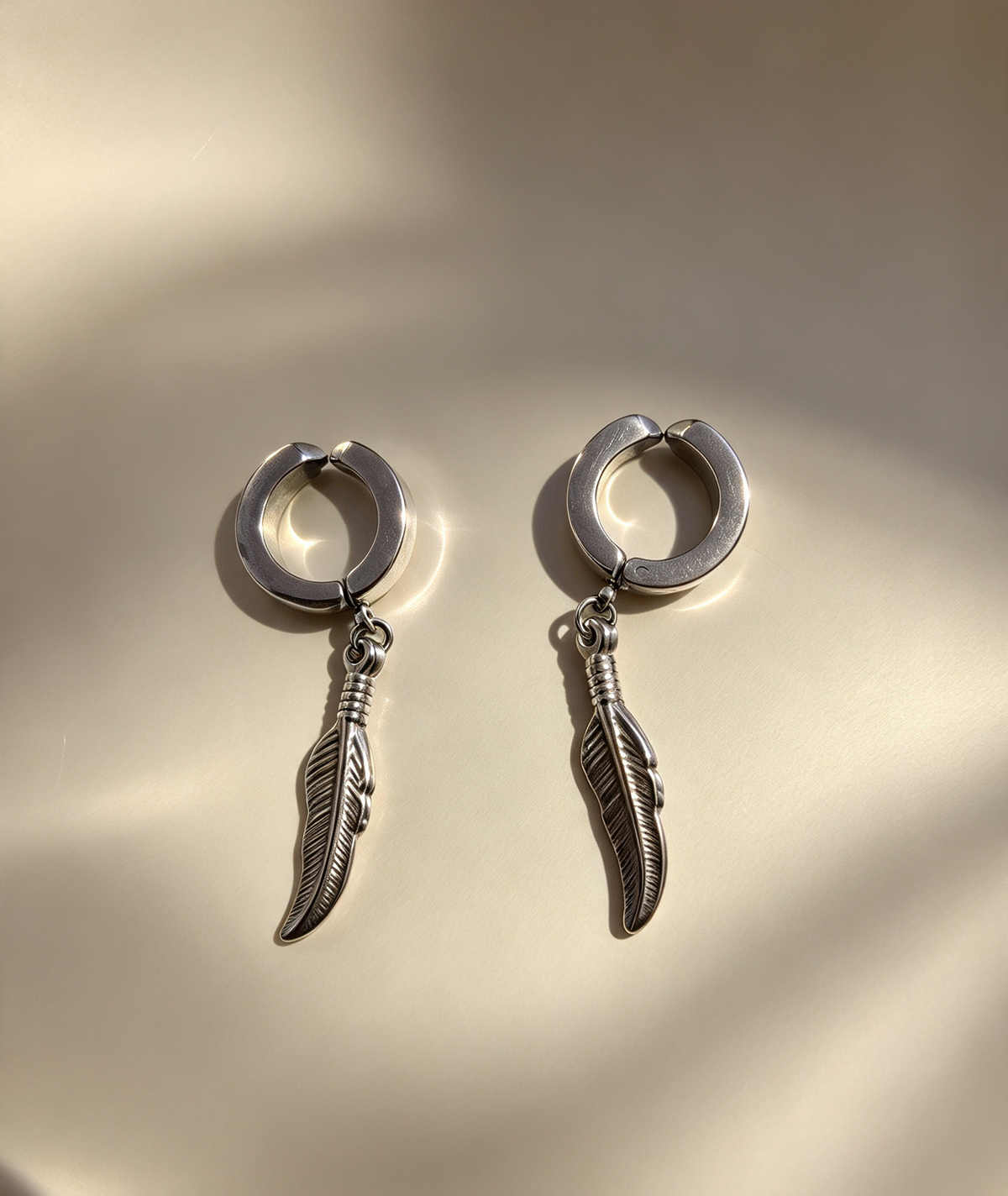 STAINLESS STEEL clip on earrings sale item