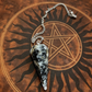 Pendulum black and white tourmaline