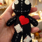 HANDMADE 🖤 VOODOO DOLL Looks great hung on your bag or your car mirror.