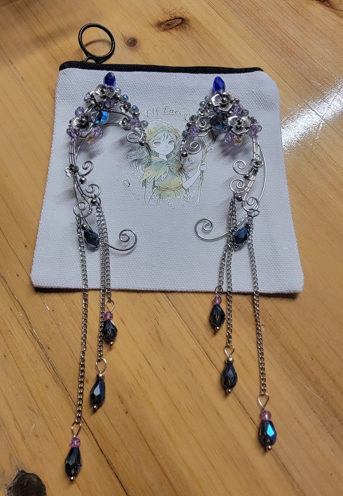 BEAUTIFUL HANDMADE 🖤 PIXI ELF EAR CUFFS WITH GIFT BAG.