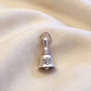 925 Sterling Silver Pendant .. Altar Bell 2cm by 0.8cm