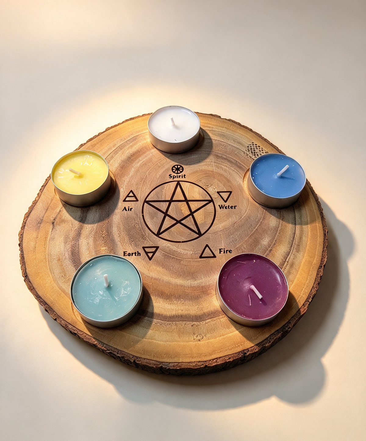 Handmade 🖤  Elements candle holder .Comes complete with candles