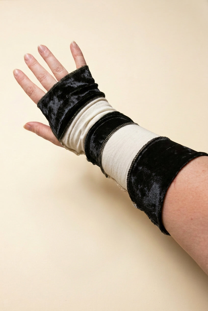 1 pair of whimsical arm warmers Handmade 🖤