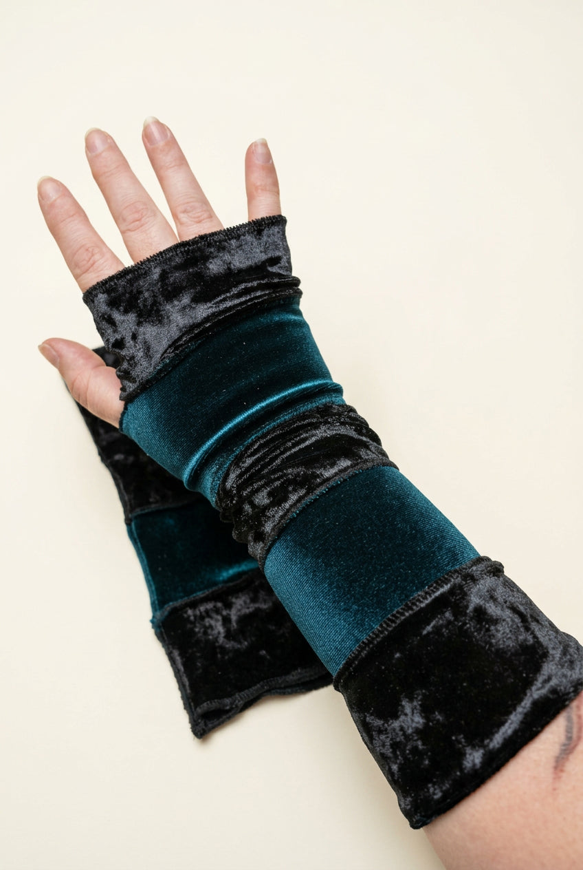 1 pair of whimsical arm warmers Handmade 🖤