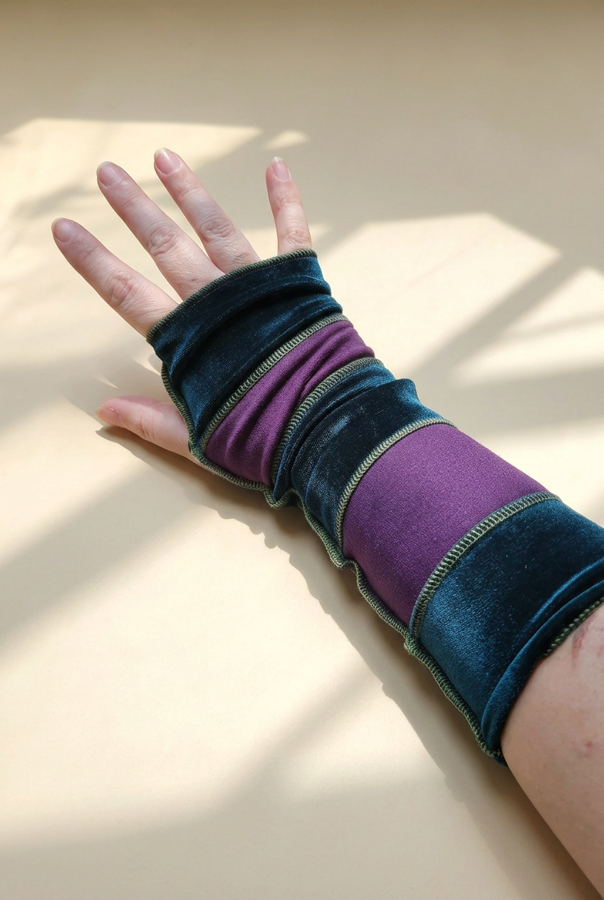 1 pair of whimsical arm warmers Handmade 🖤