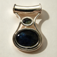 925 Sterling Silver Pendant  .. Labradorite Set In Sterling Silver 3.2cm by 2cm.