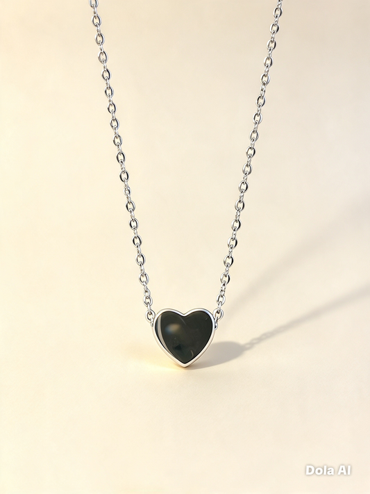 STAINLESS STEEL HEART NECKLACE