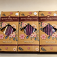 3 small boxes of protection incense display items
