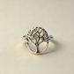 925 sterling Silver Tree of life ring size p