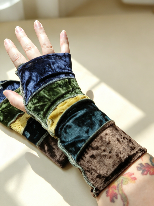 1 pair of whimsical arm warmers Handmade 🖤