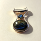 925 Sterling Silver Pendant  .. Labradorite Set In Sterling Silver 3.2cm by 2cm.