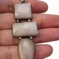 ROSE QUARTZ Silver plated Pendant Was £18.99 Now £8