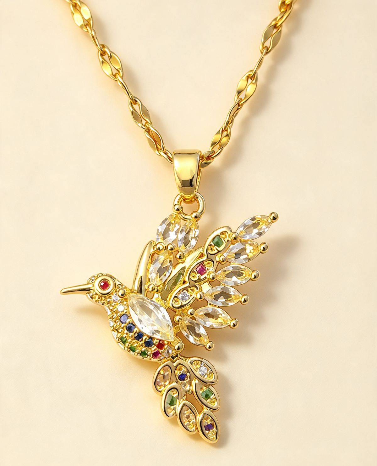 BIRD IN FLIGHT NECKLACE