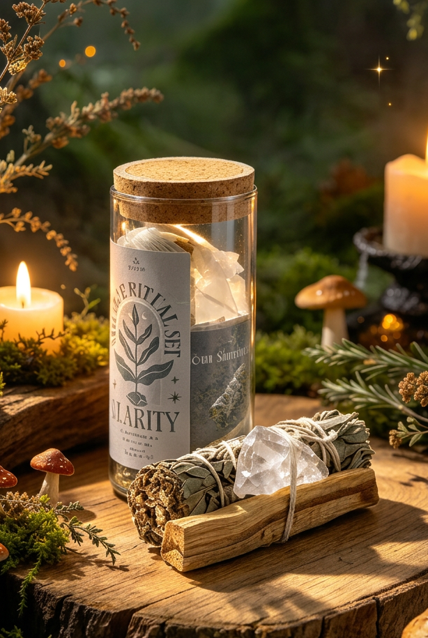 Smudge Ritual Set – Cleanse, Protect & Invite Positive Energy