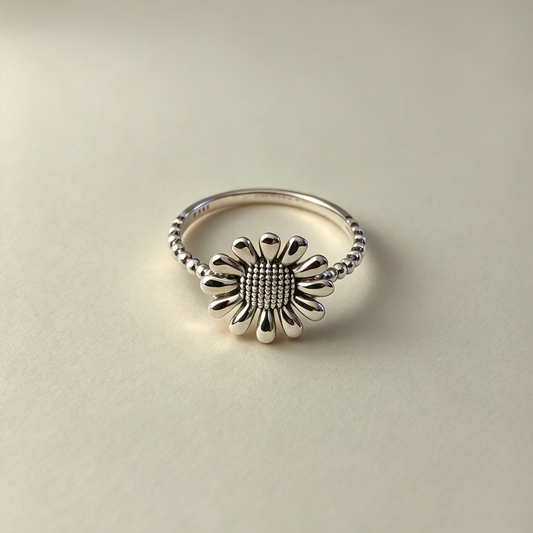 Sunflower ring size p