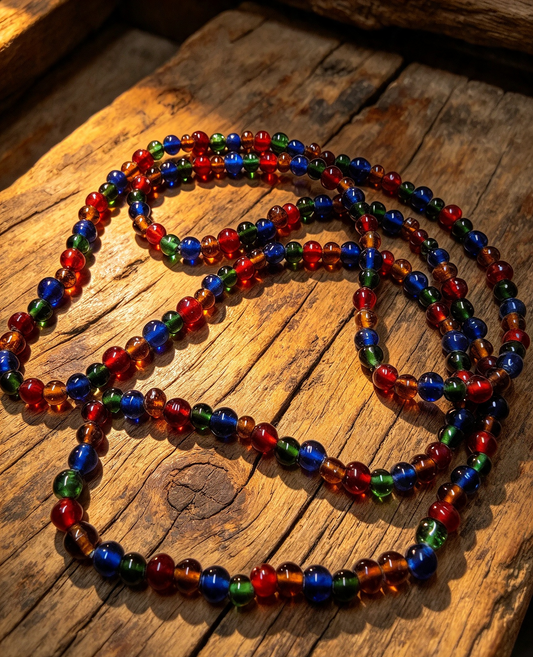 Handmade 🖤 viking apron string beads