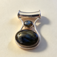 925 Sterling Silver Pendant  .. Labradorite Set In Sterling Silver 3.2cm by 2cm.