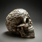 Small skull ornament celtic