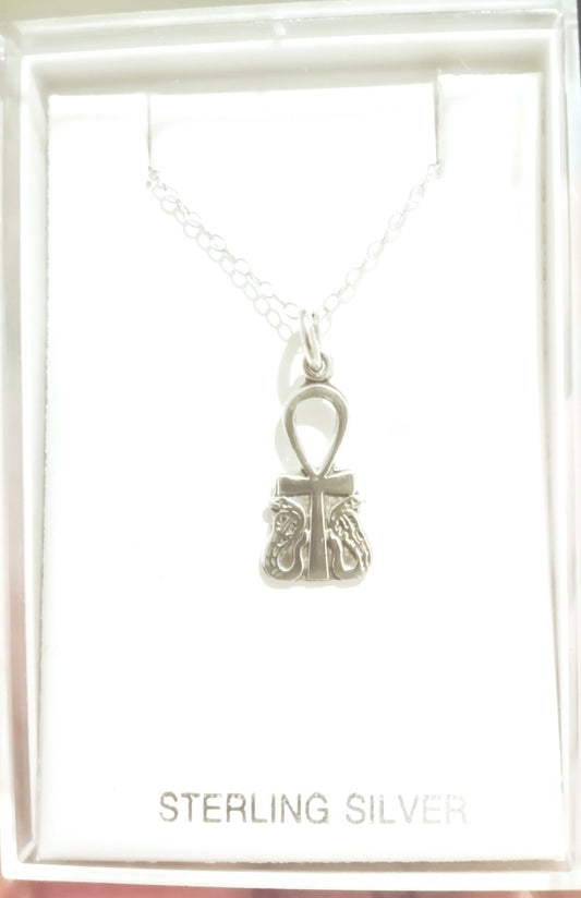 Egyption Ankh & Snake Necklace