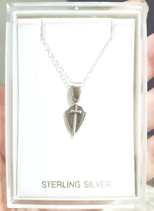 Shield & sword Necklace