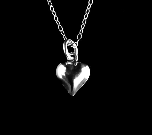 Puffed Heart Necklace