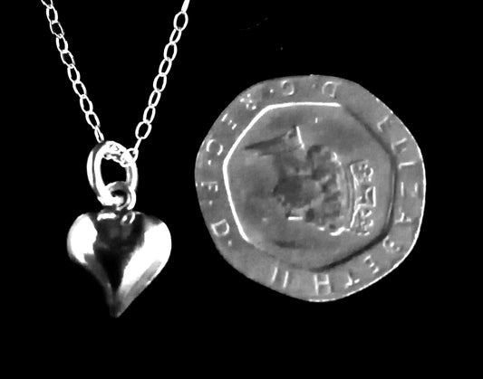Puffed Heart Necklace