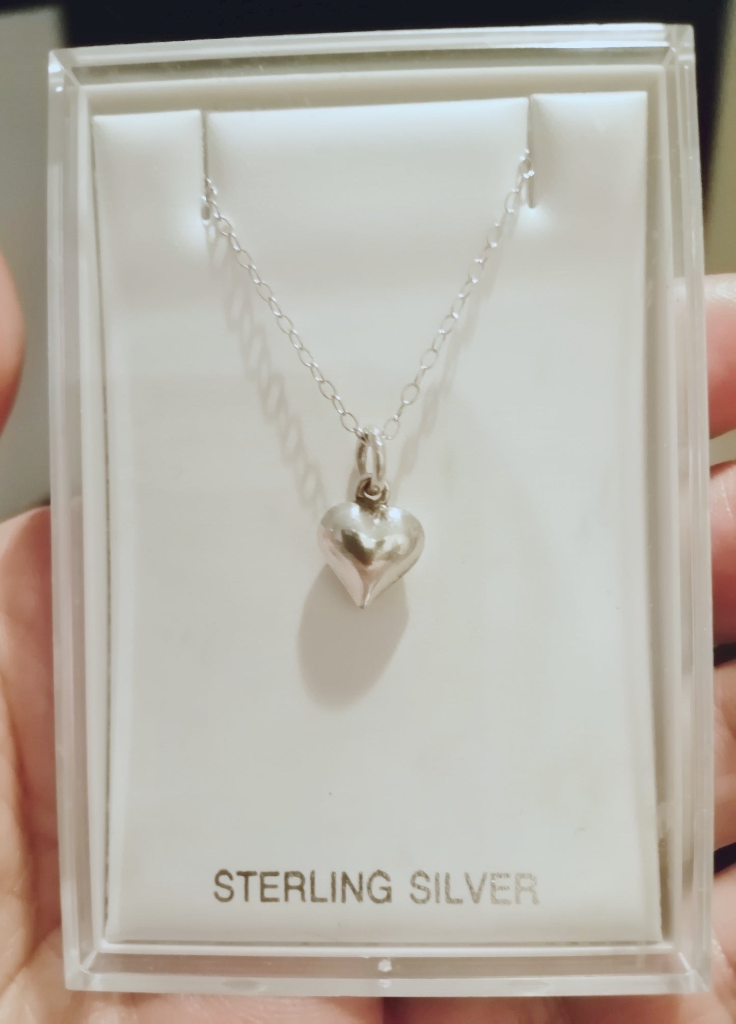 Puffed Heart Necklace