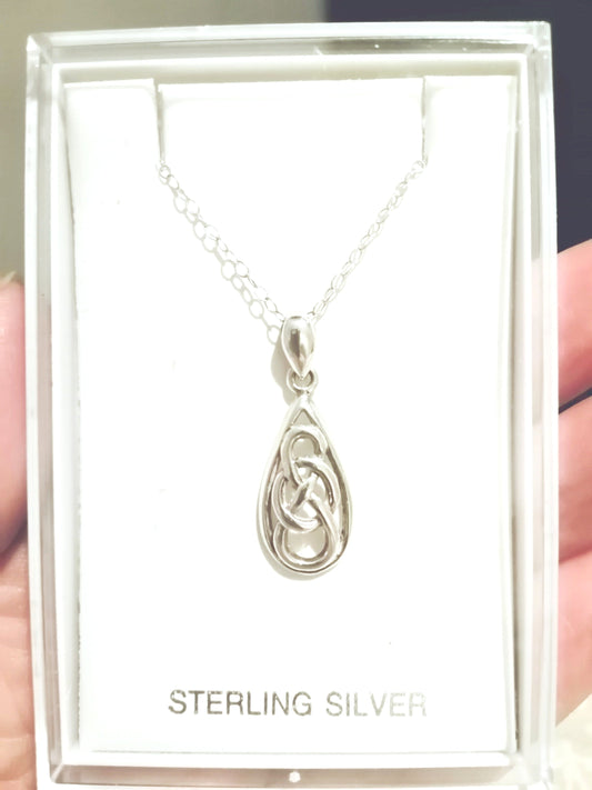Celtic Drop Necklace