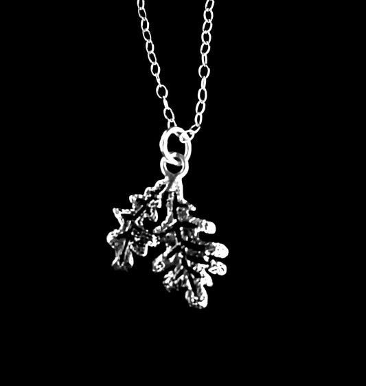 Precious Little Oak leaf Necklace