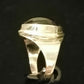 BIG AMETHYST RING SIZE S In 925 sterling silver
