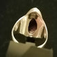 BIG AMETHYST RING SIZE S In 925 sterling silver