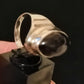 BIG AMETHYST RING SIZE S In 925 sterling silver