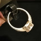 CUBIC ZIRCONIA RING SIZE R1/2 In 925 sterling silver
