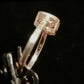 CUBIC ZIRCONIA RING SIZE R1/2 In 925 sterling silver