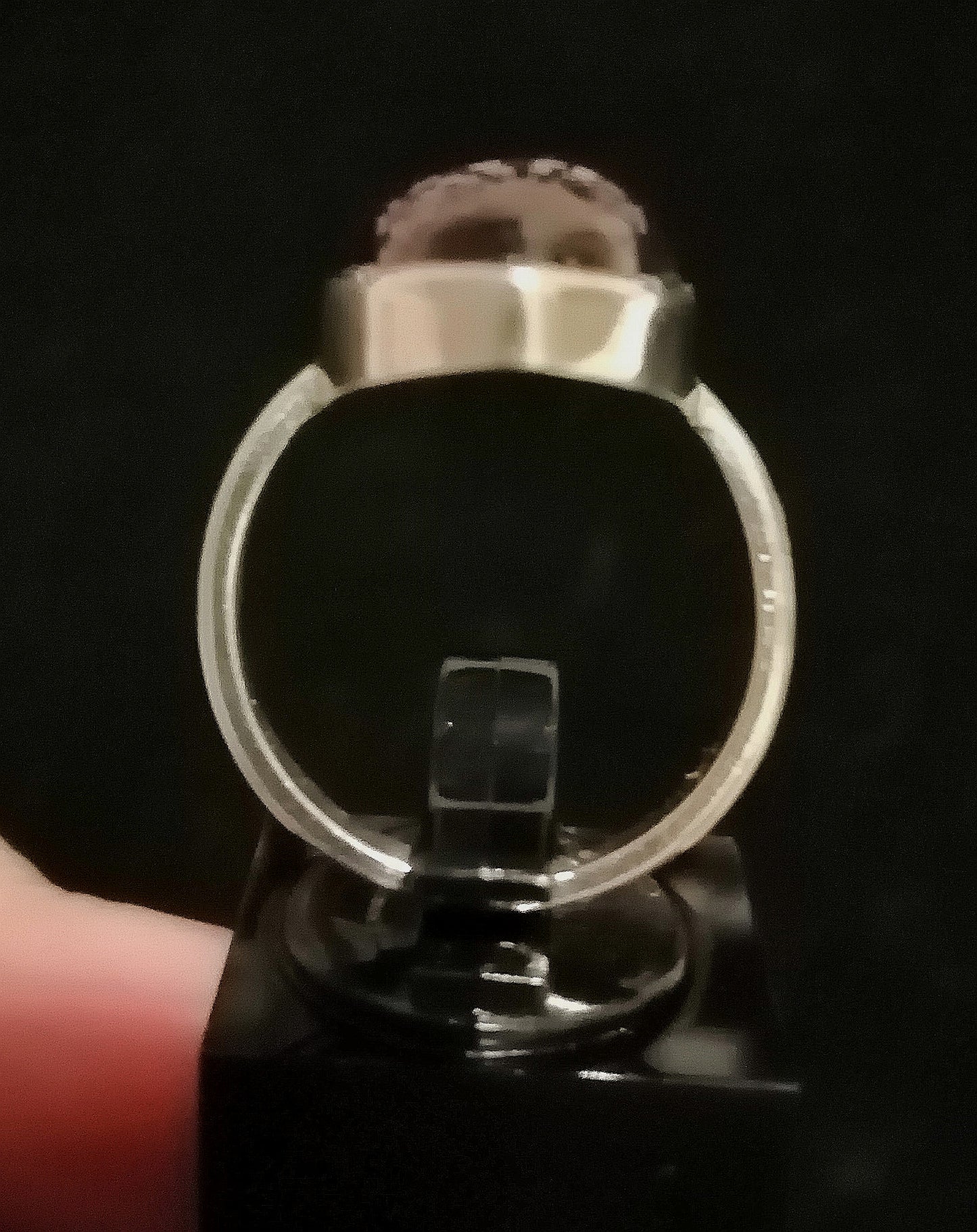 AMETHYST RING SIZE R1/2 In 925 sterling silver