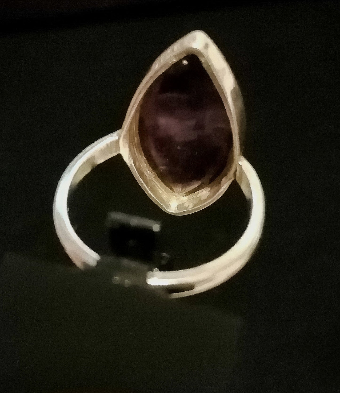 AMETHYST RING SIZE R1/2 In 925 sterling silver