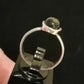 BLACK ONYX RING SIZE R1/2 In 925 sterling silver