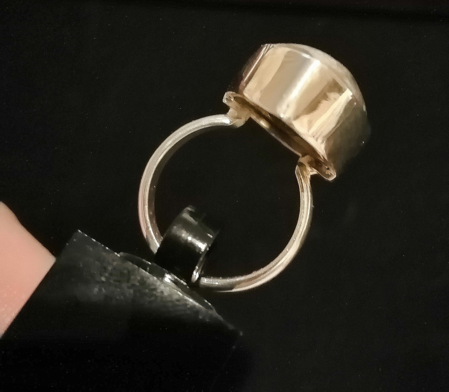 LARGE RING SIZE R In 925 sterling silver