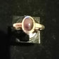 AMETHYST RING SIZE R In 925 sterling silver