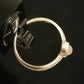 QUARTZ RING SIZE R In 925 sterling silver