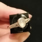 QUARTZ RING SIZE R In 925 sterling silver